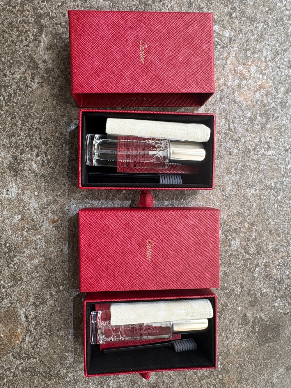 Cartier Clear Lash Serum in Red and Gold Gift Box